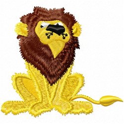 Lion Embroidery Design 9